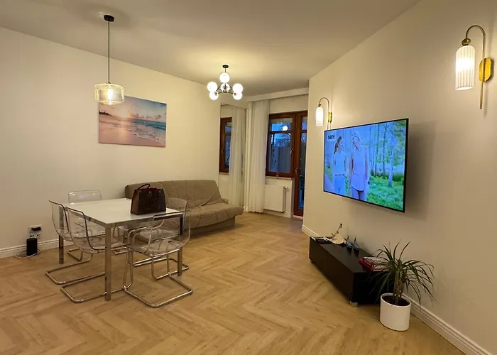 Neptun Park Jelitkowo & 100m Do Plazy Appartamento *